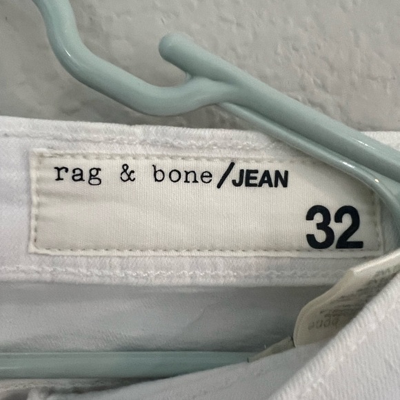 EUC Rag & Bone high rise ankle skinny white jeans-32 - Picture 3 of 5
